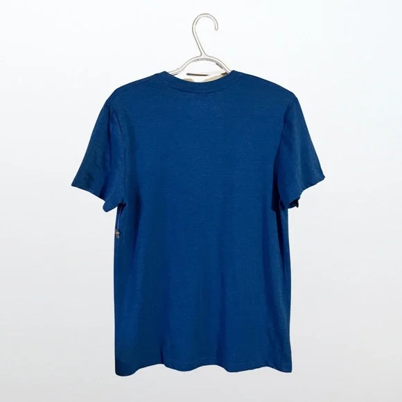 Nintendo Super Mario Bros Blue Graphic Woman's Tee T-Shirt | BNWT - Picture 2 of 5